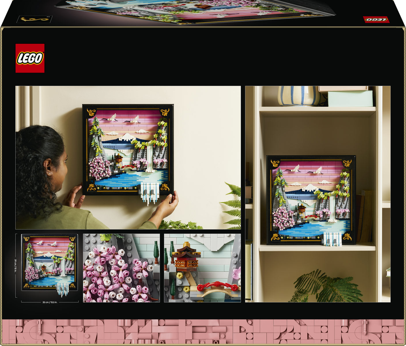 LEGO Art Japanese Cherry Blossom Landscape Set 31218