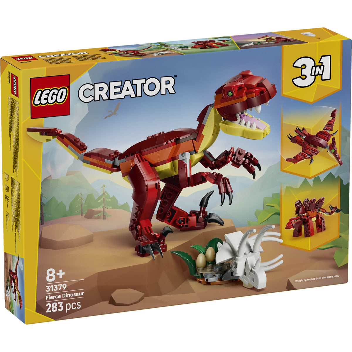 LEGO Creator 3in1 Fierce Dinosaur Toy 31379