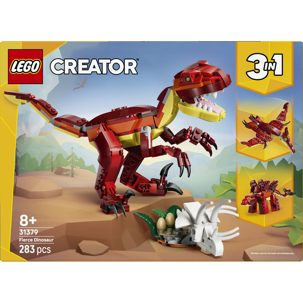 LEGO Creator 3in1 Fierce Dinosaur Toy 31379
