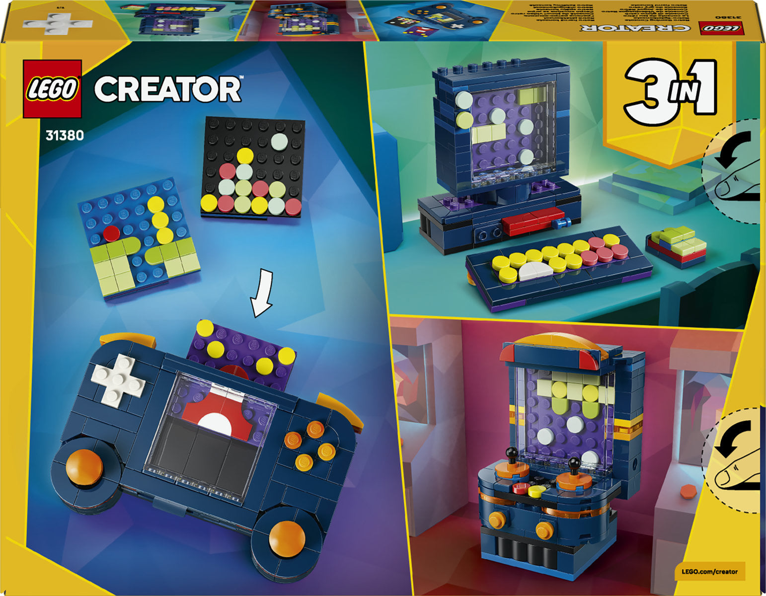 LEGO Creator 3in1 Retro Gaming Console Toy 31380