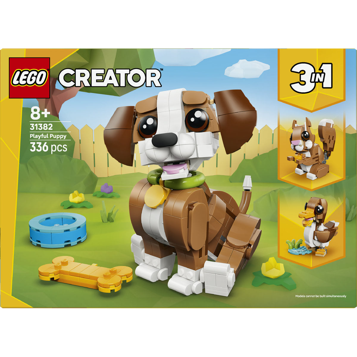 LEGO Creator 3in1 Cute Animals: Playful Puppy Dog 31382