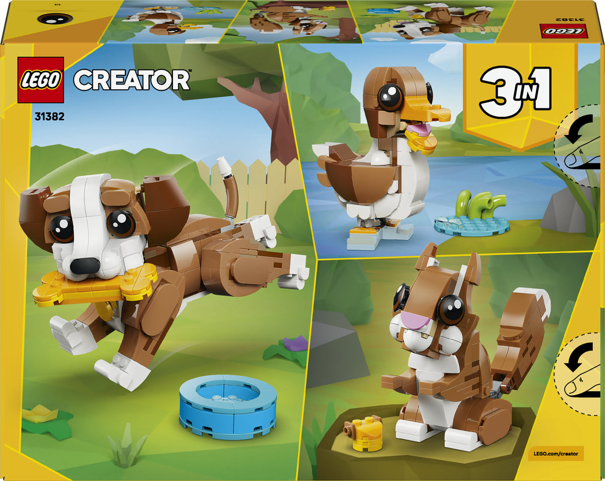 LEGO Creator 3in1 Cute Animals: Playful Puppy Dog 31382