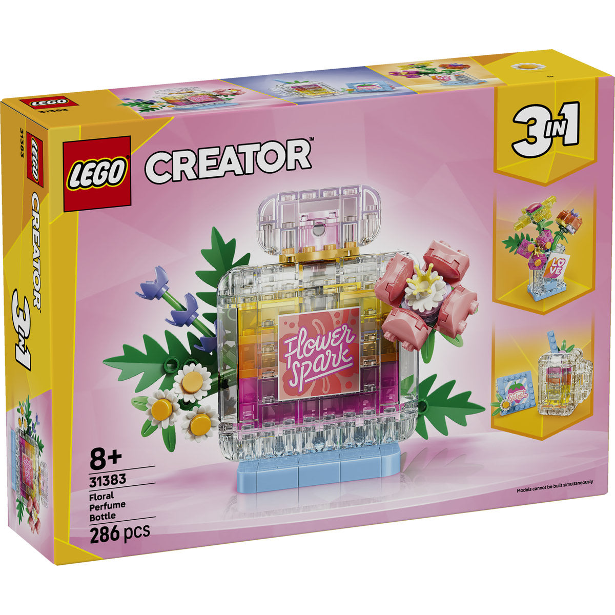 LEGO Creator 3 in 1 Floral Perfume Bottle Building Set 31383