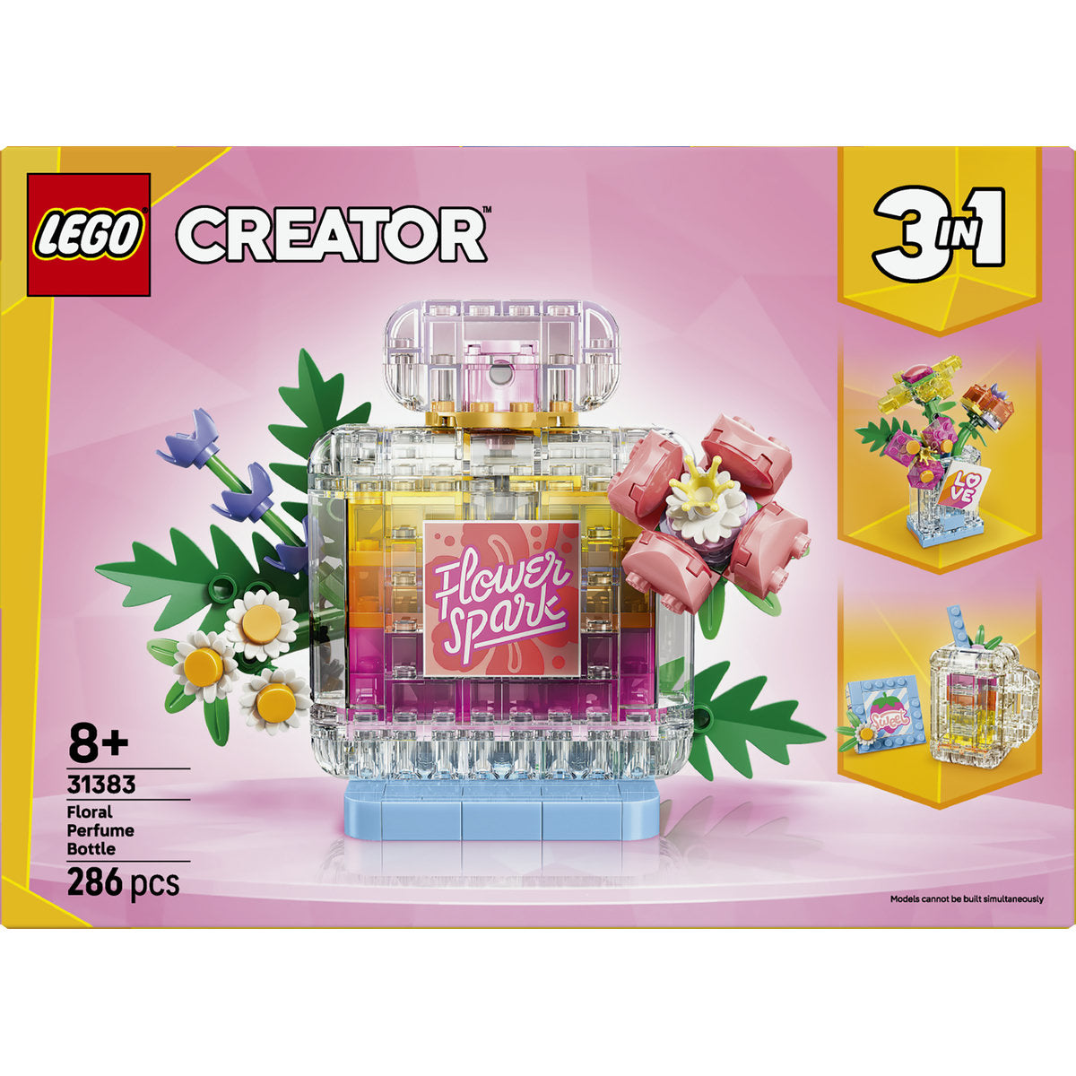 LEGO Creator 3 in 1 Floral Perfume Bottle Building Set 31383