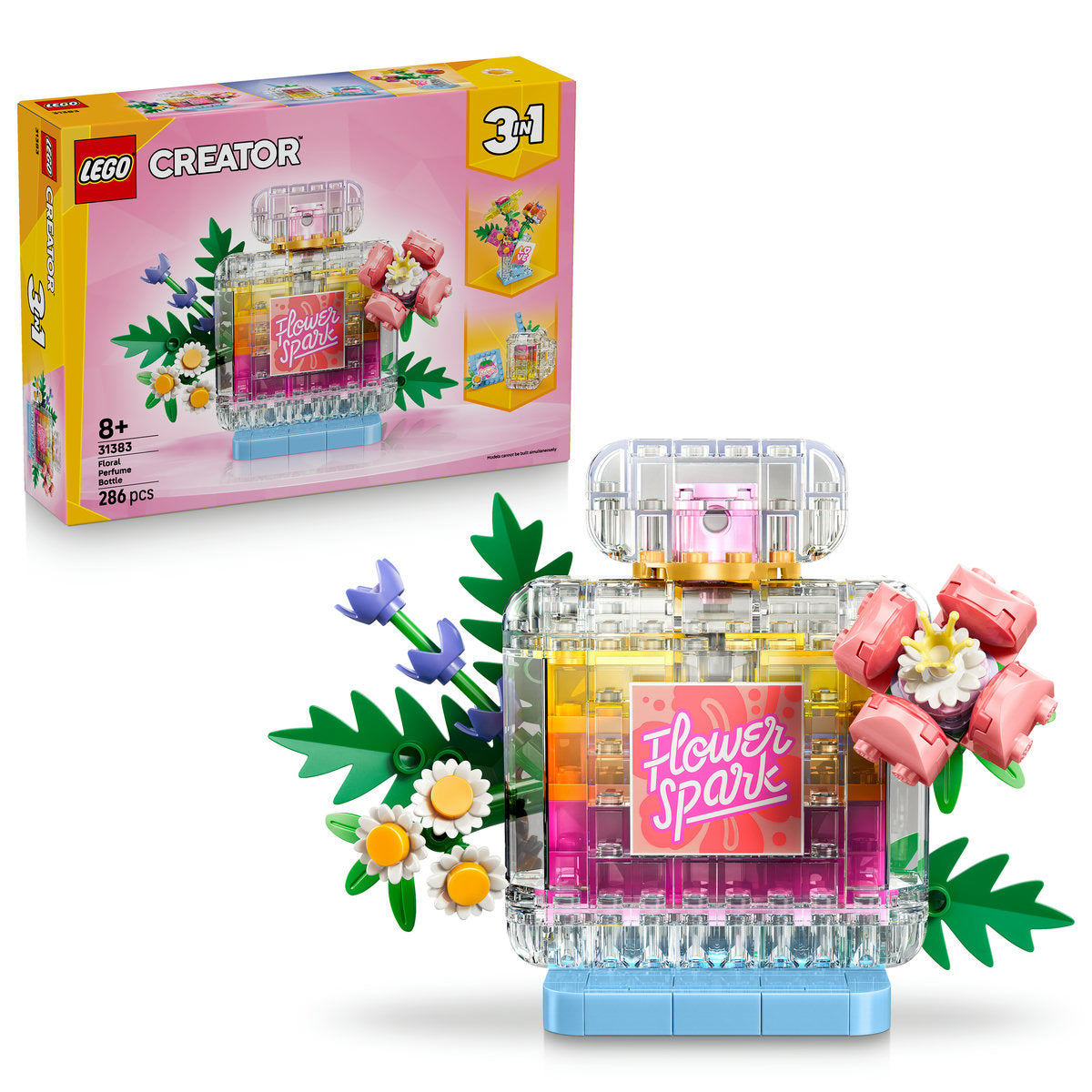 LEGO Creator 3 in 1 Floral Perfume Bottle Building Set 31383