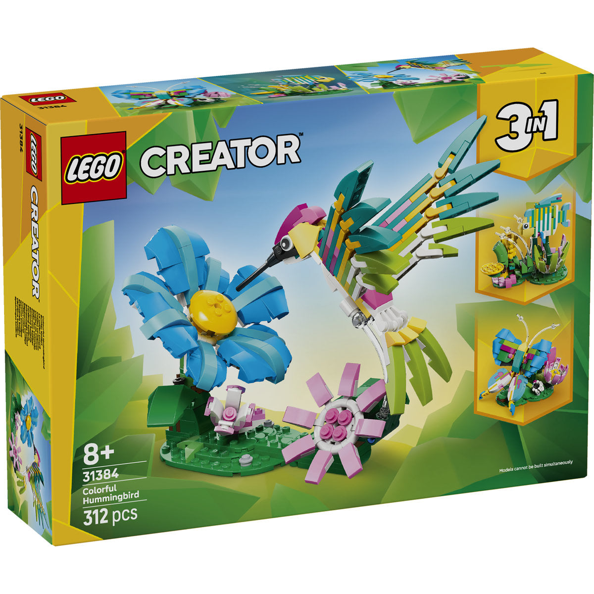 LEGO Creator 3in1 Wild Animals: Colourful Hummingbird 31384