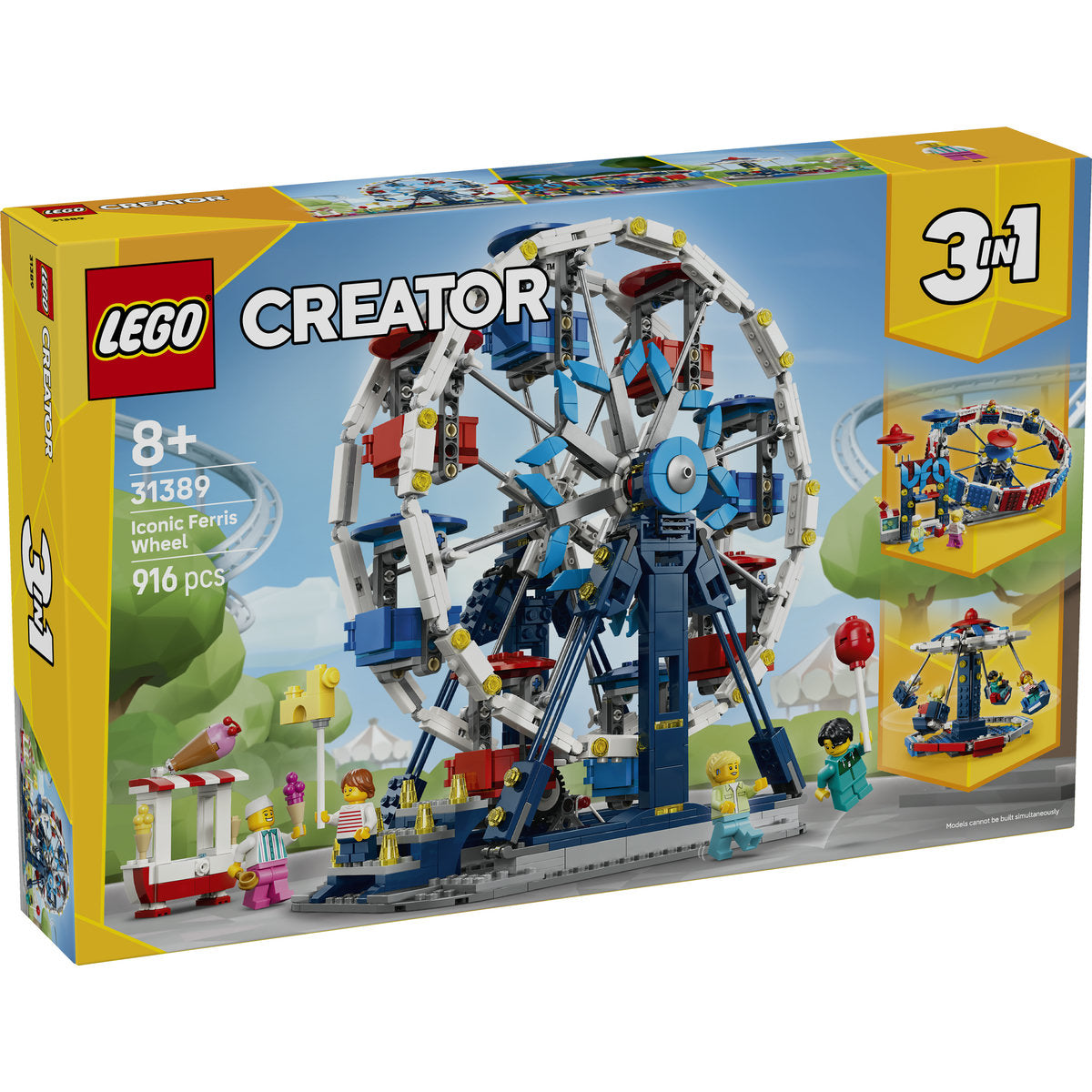 LEGO Creator 3 in 1 Iconic Ferris Wheel Building Set 31389