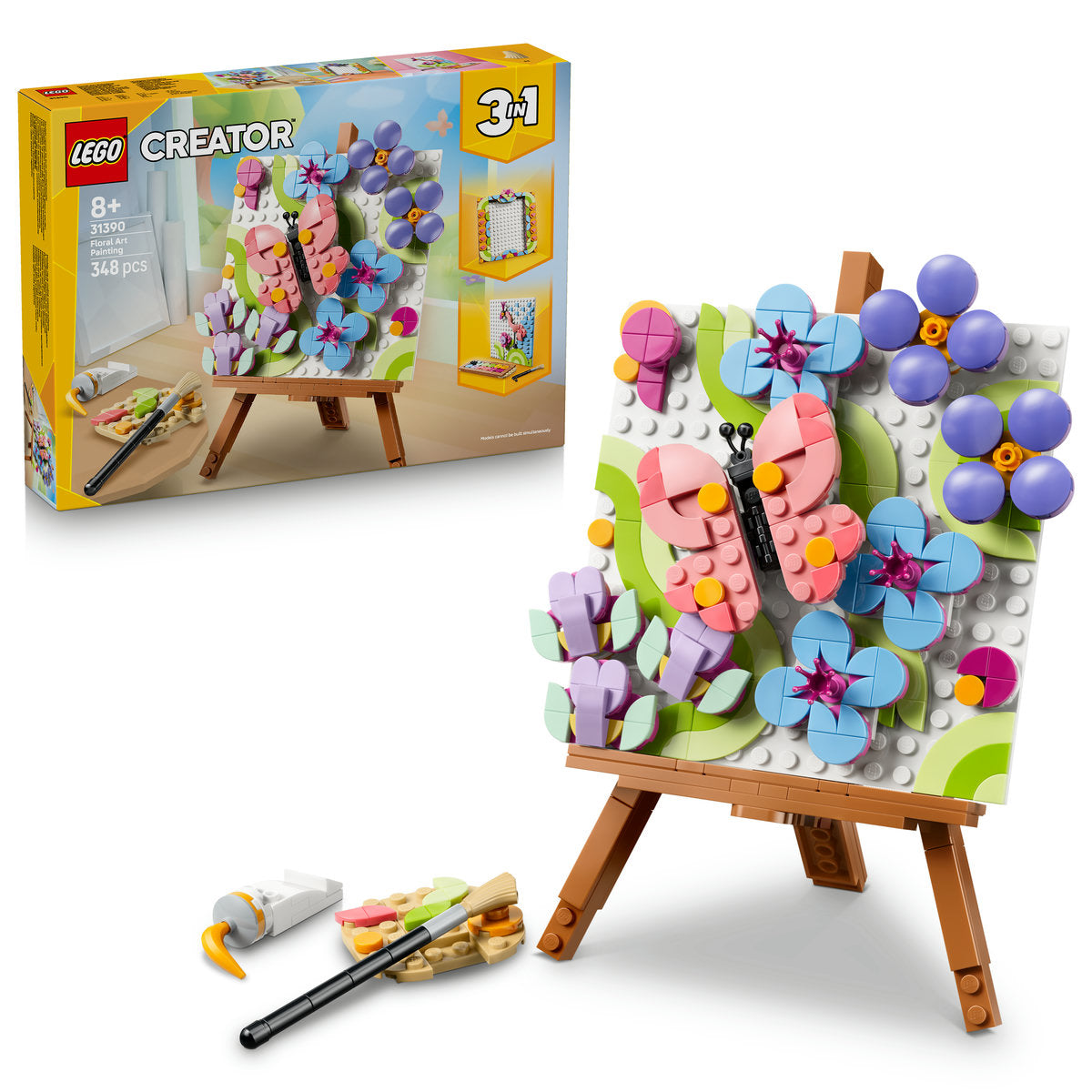 LEGO Creator 3 in 1 Floral Art Decor Building Set 31390