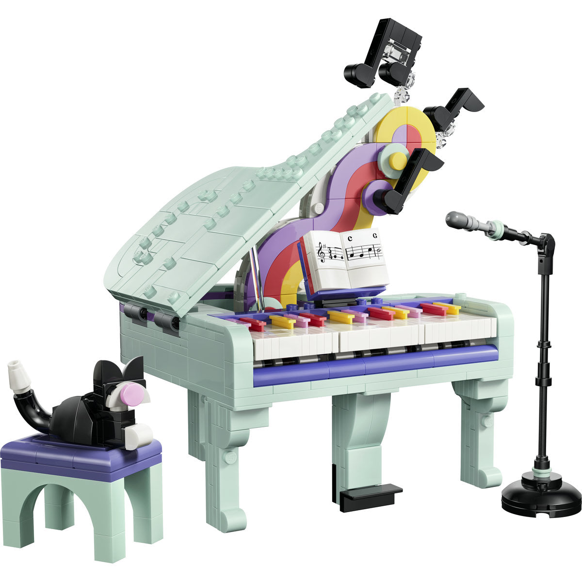 LEGO Creator 3 in 1 Music Piano with Cat Building Set 31392