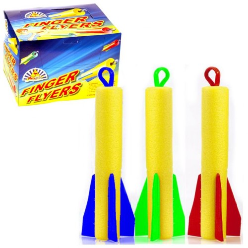 Finger Flyer Soft Foam Rocket 19cm