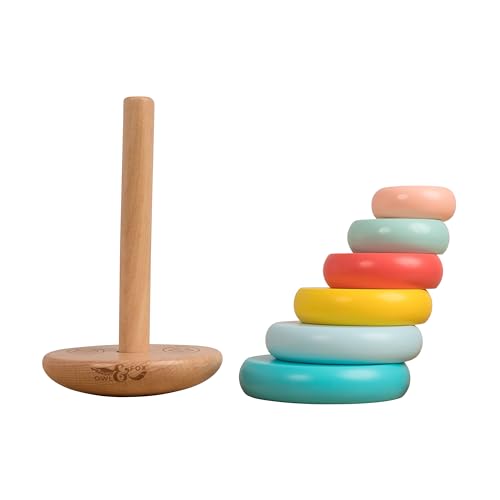 Owl & Fox Wooden Tower 8 Pcs