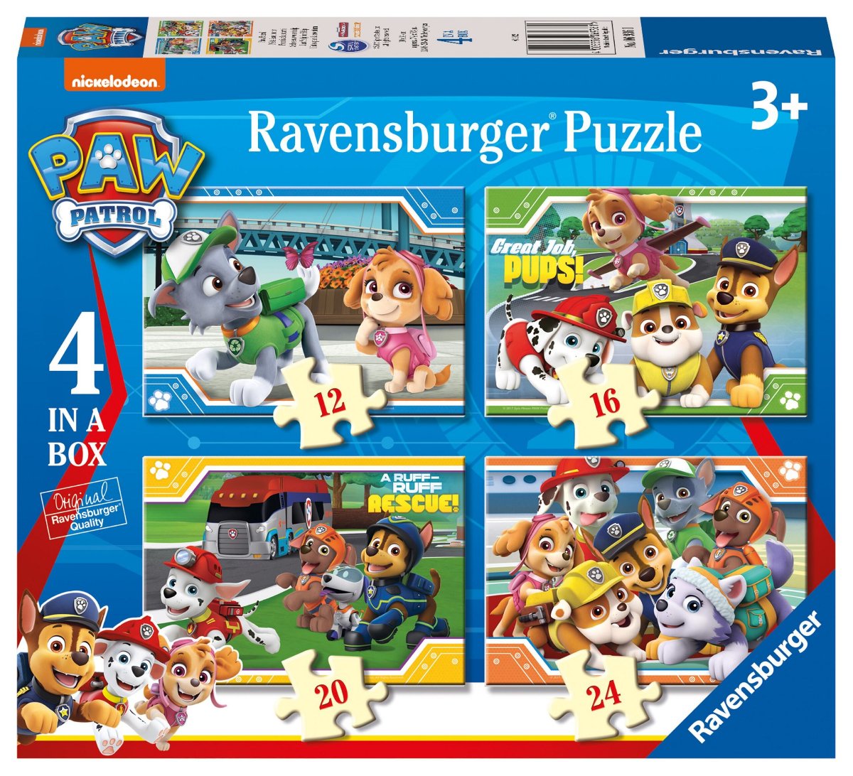 Paw Patrol, 4 in a Box