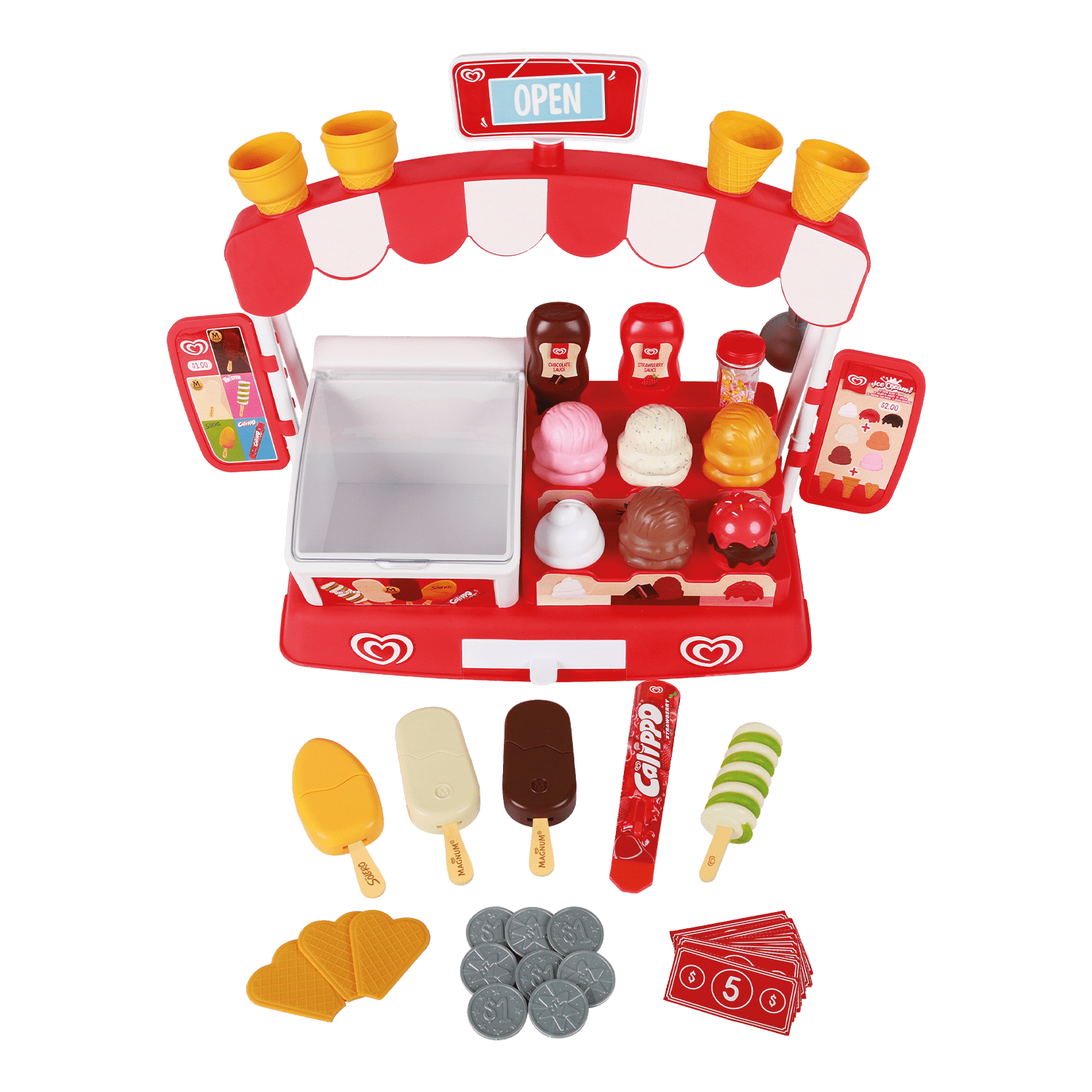 Casdon Toy Ice Cream Parlour Role Play Set