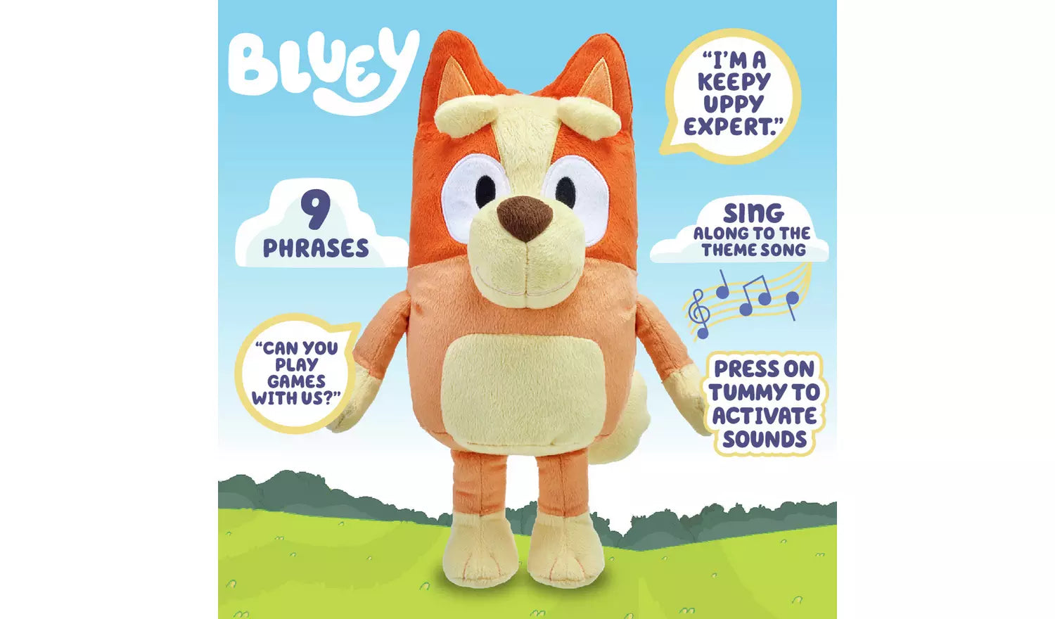 Bluey Series 5 Talking Bingo Plush
