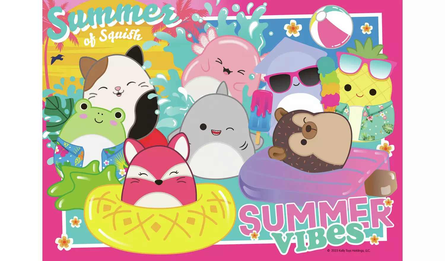 Ravensburger Squishmallows 4x100 Piece Jigsaw Puzzle Set
