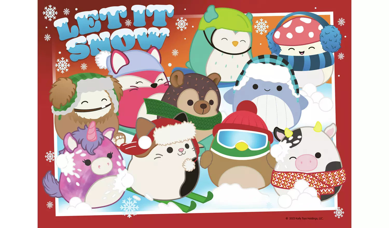 Ravensburger Squishmallows 4x100 Piece Jigsaw Puzzle Set