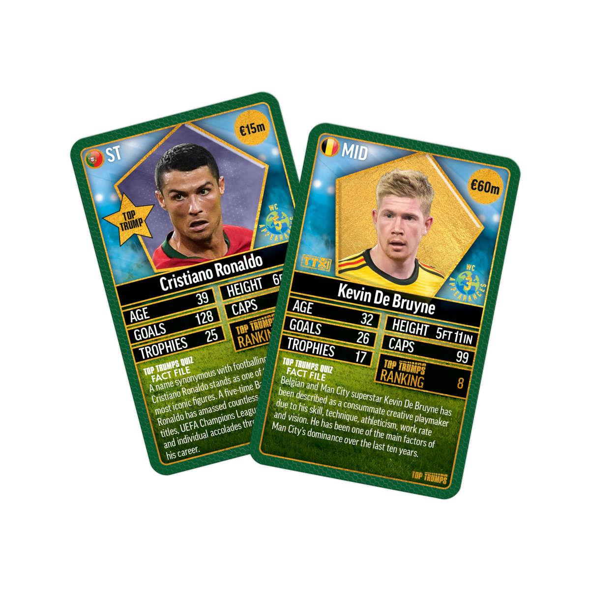World Football Stars Top 200 Top Trumps Pack 5