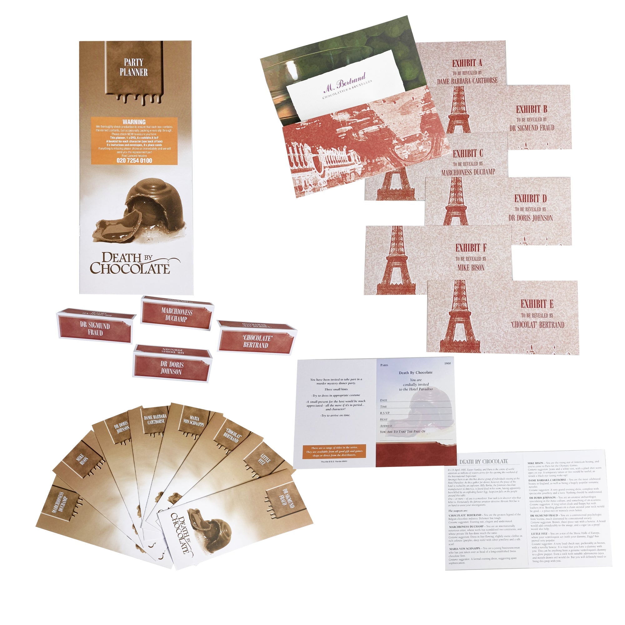 Murder Mystery Dinner Party Death by Chocolate