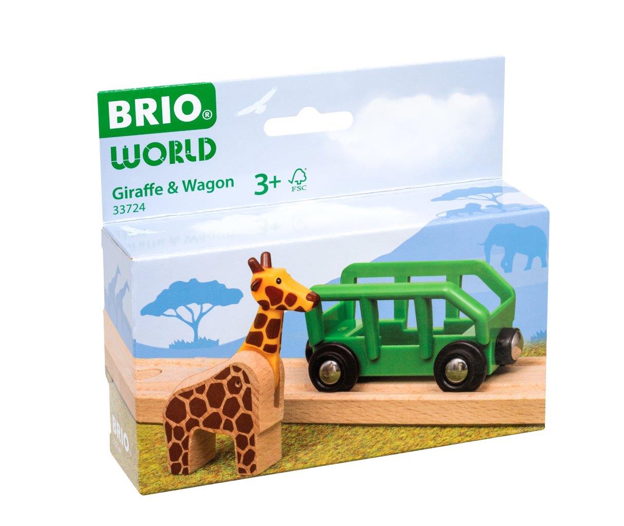 BRIO Giraffe and Wagon