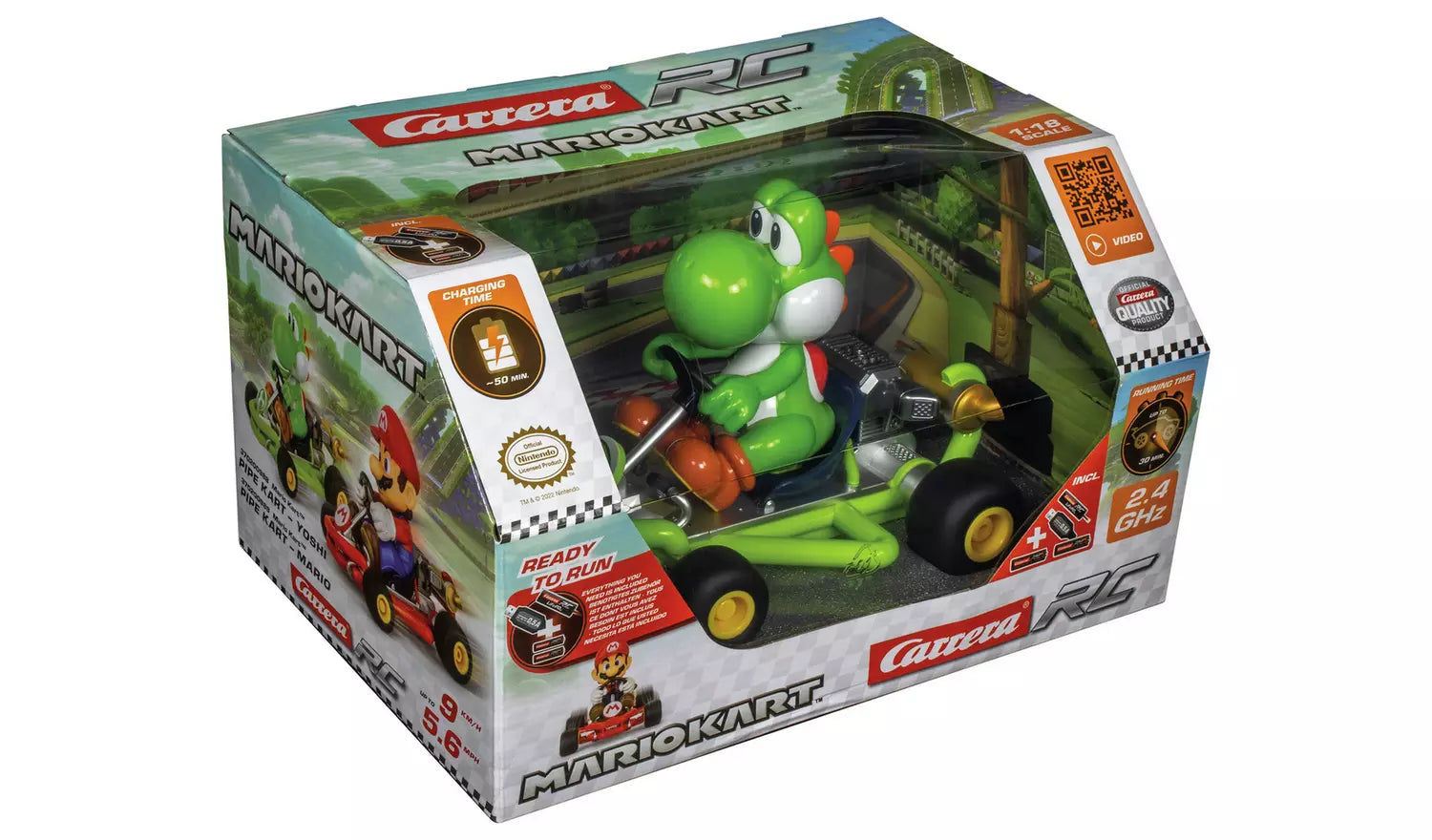 Radio Control Mario Kart™ Pipe Kart Yoshi