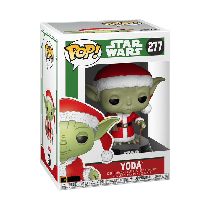 POP Star Wars Holiday Santa Yoda