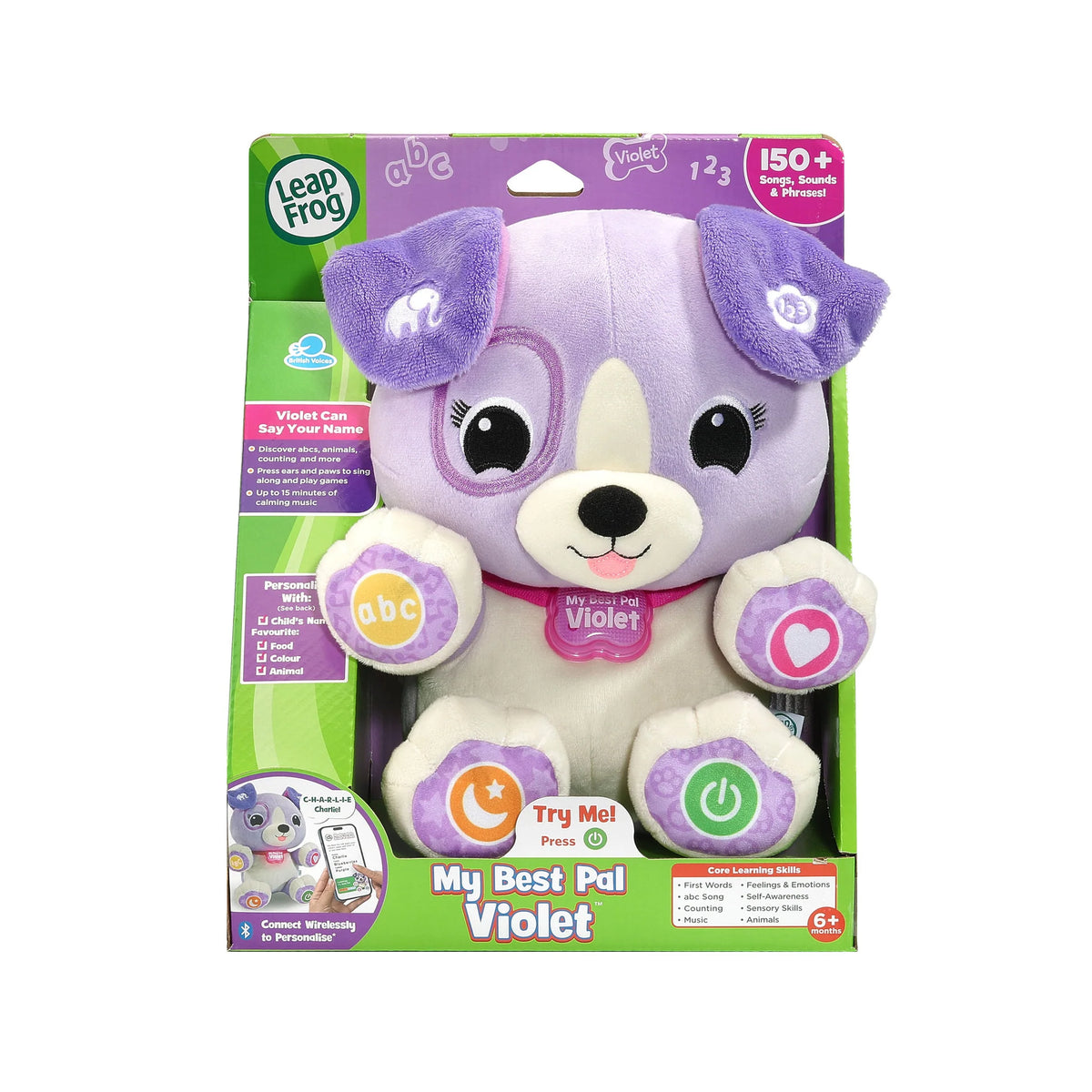 LeapFrog My Best Pal Violet Interactive Learning Plush Toy