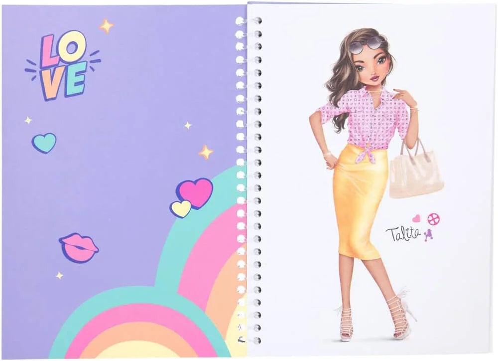 TOPModel Pocket Colouring Book