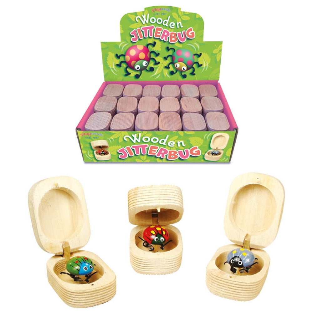 Wooden Jitterbugs Asst