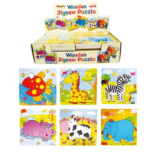 Wooden Animal Jigsaw Asst