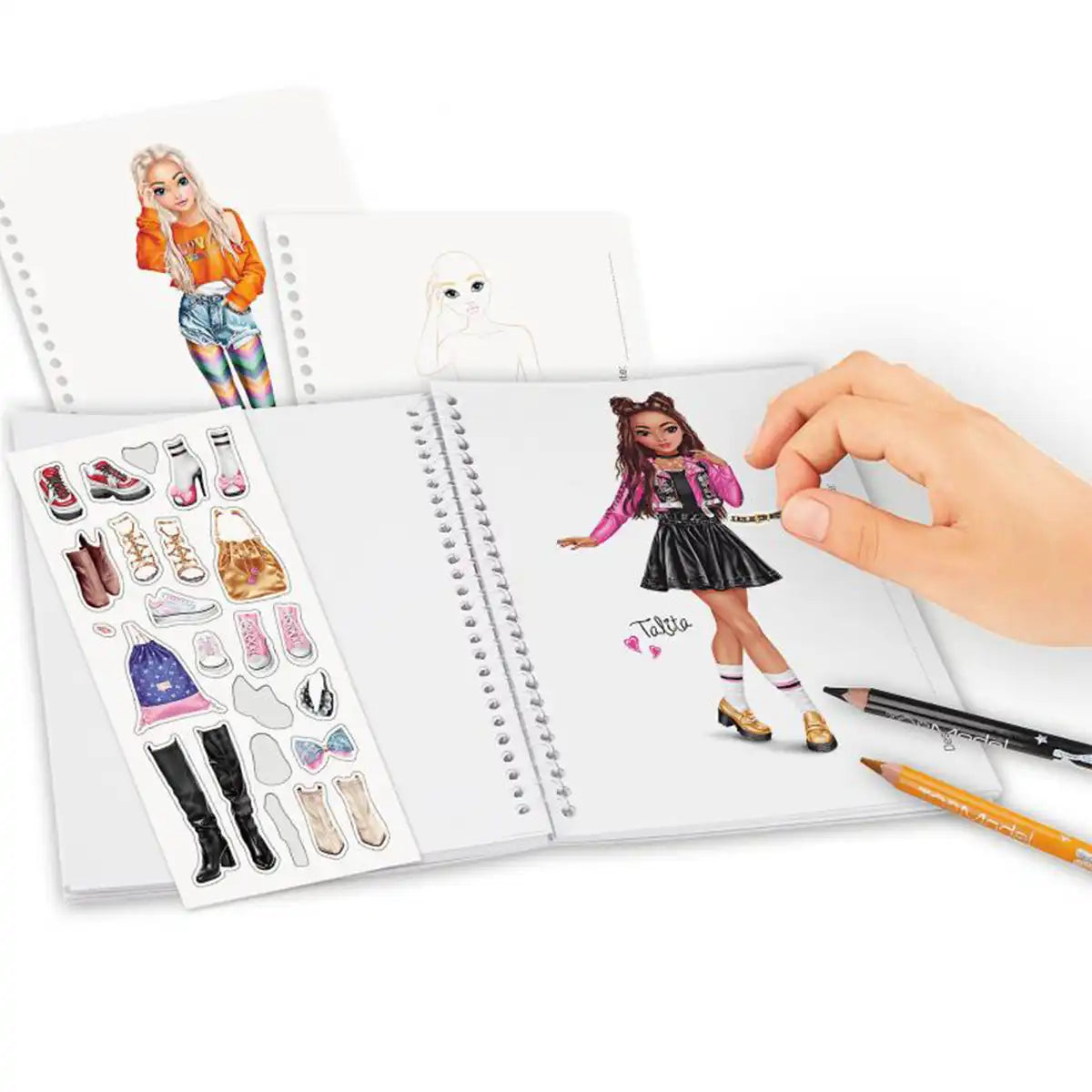 TOPModel Pocket Colouring Book