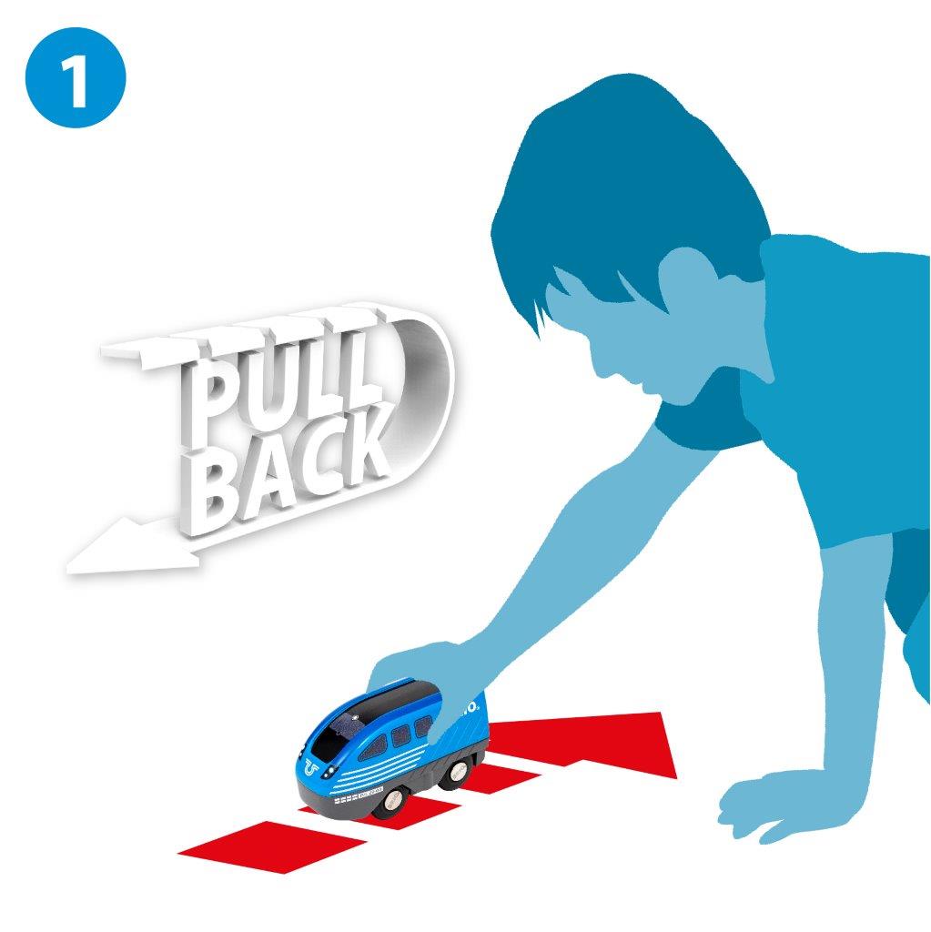 BRIO Pull Back Train