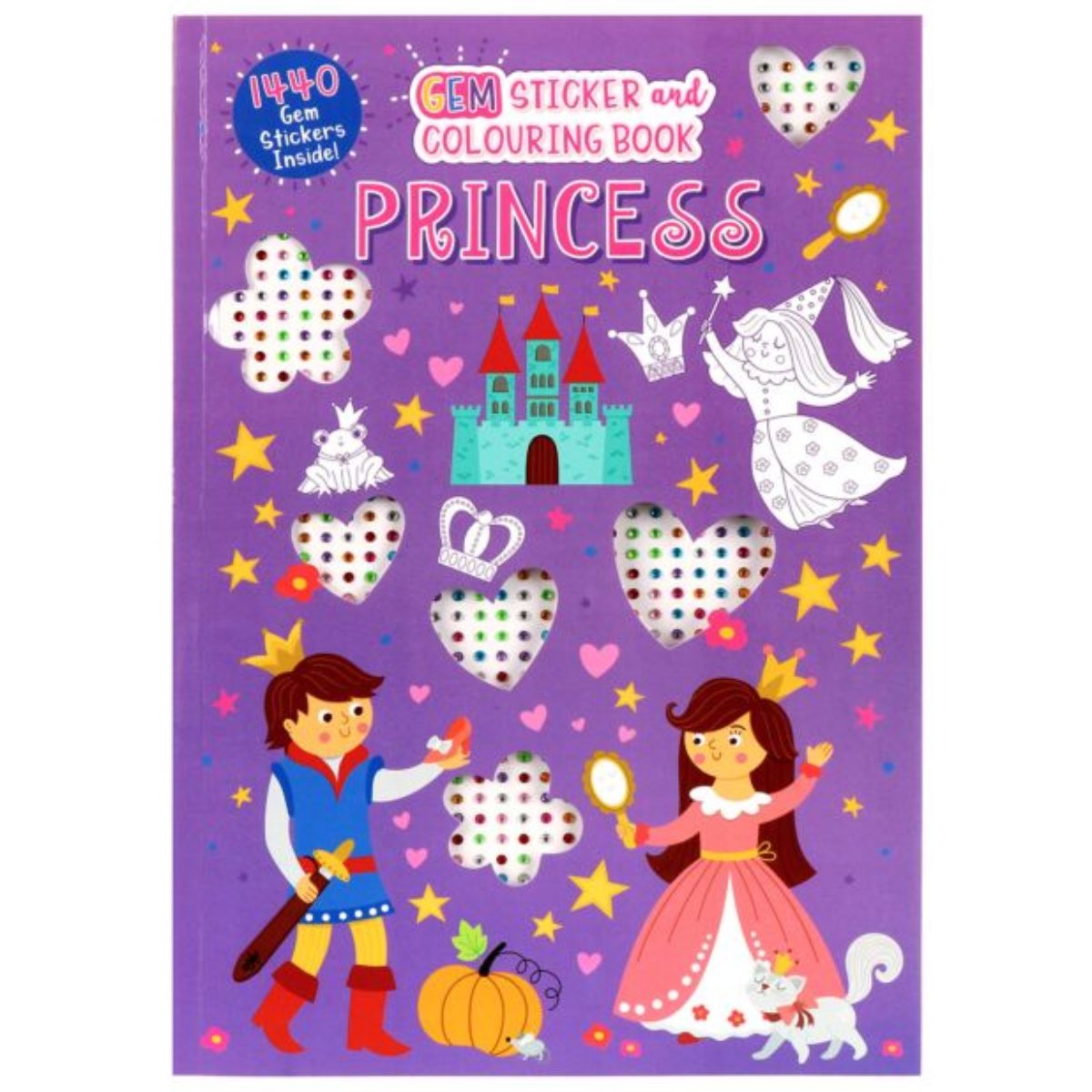 Gem Colouring Book Princess