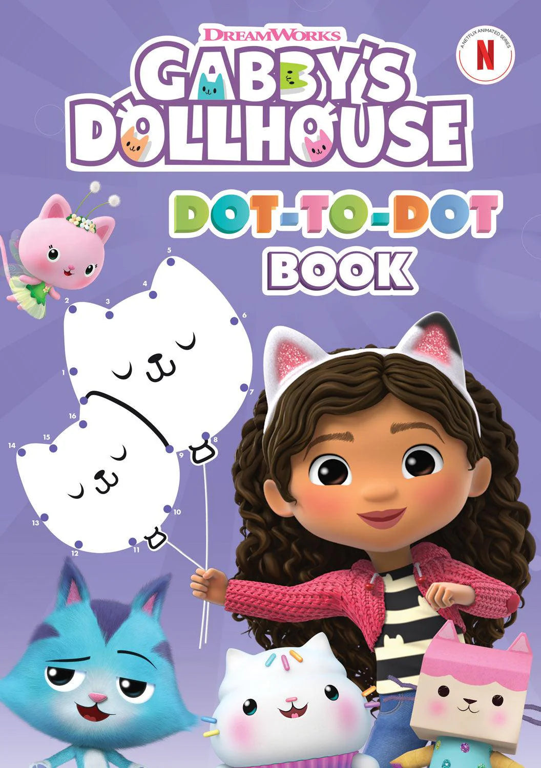 Gabby's Dollhouse Dot to Dot Book