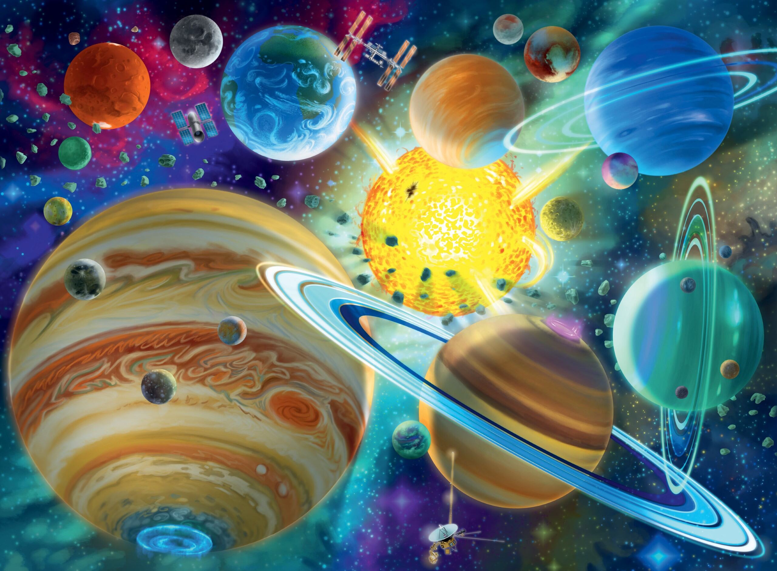 Ravensburger Cosmic Connection XXL 150 Piece Jigsaw Puzzle