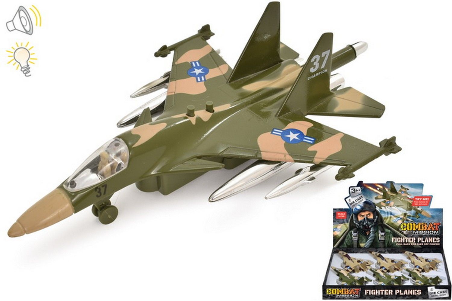Die Cast Fighter Planes 1:120 Scale