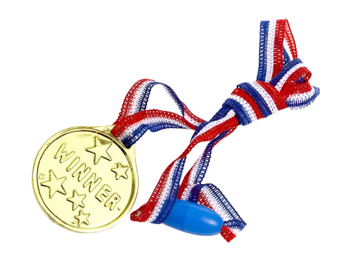 Winners Gold Medal on Ribbon 3.5cm