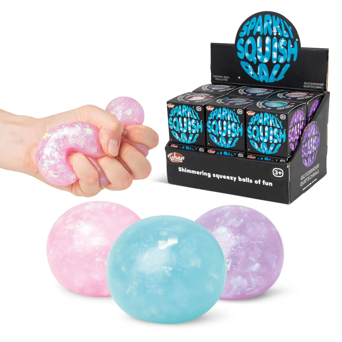 Scrunchems Sparkly Squish Ball Sensory Fidget Toy