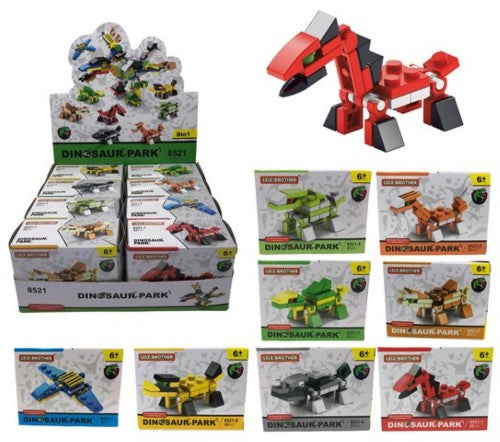 Dinosaur Park Building Bricks Asst