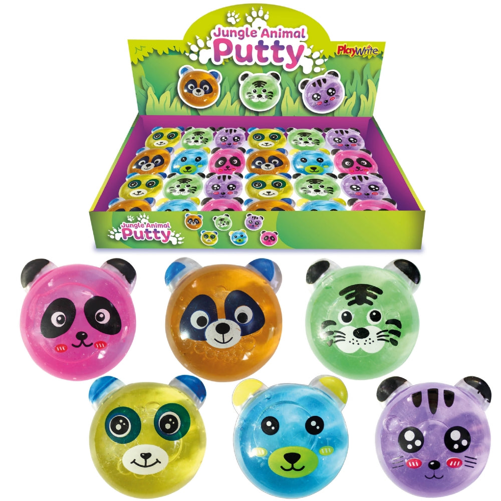 Animal Face Putty Tubs Asst