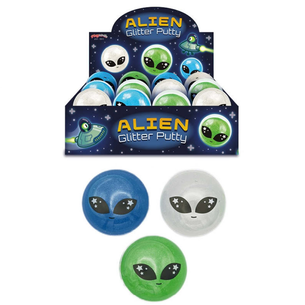 Alien Glitter Putty Asst