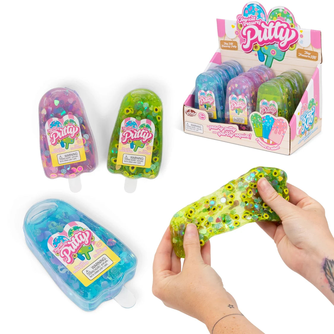 Tiny Iced Treasures Putty Sensory Fidget Toy