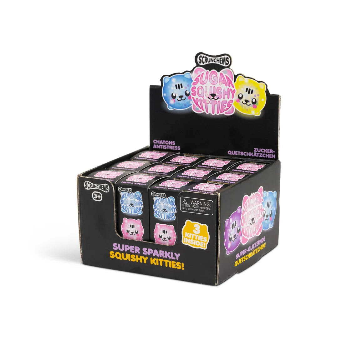 Scrunchems Diddy Squishy Kitties 3 Pack Fidget Toy