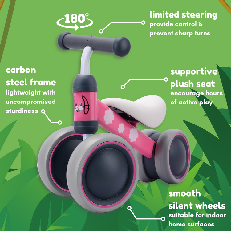 Boldcube Baby Balance Bike (Pink)