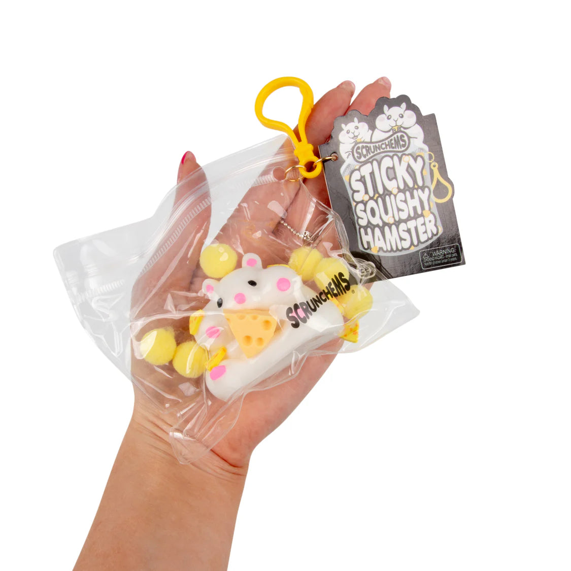 Scrunchems Sticky Squishy Hamster Sensory Fidget Toy
