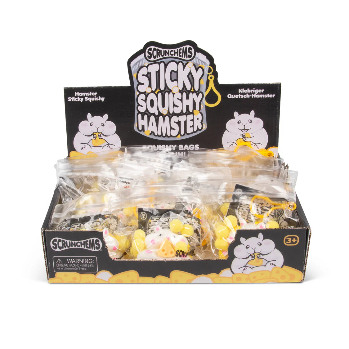 Scrunchems Sticky Squishy Hamster Sensory Fidget Toy