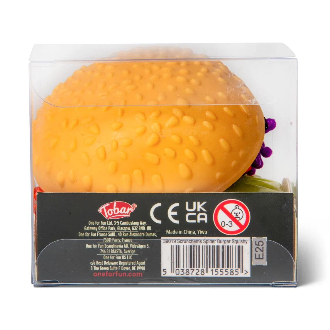Scrunchems Spider Burger Squishy Sensory Fidget Toy