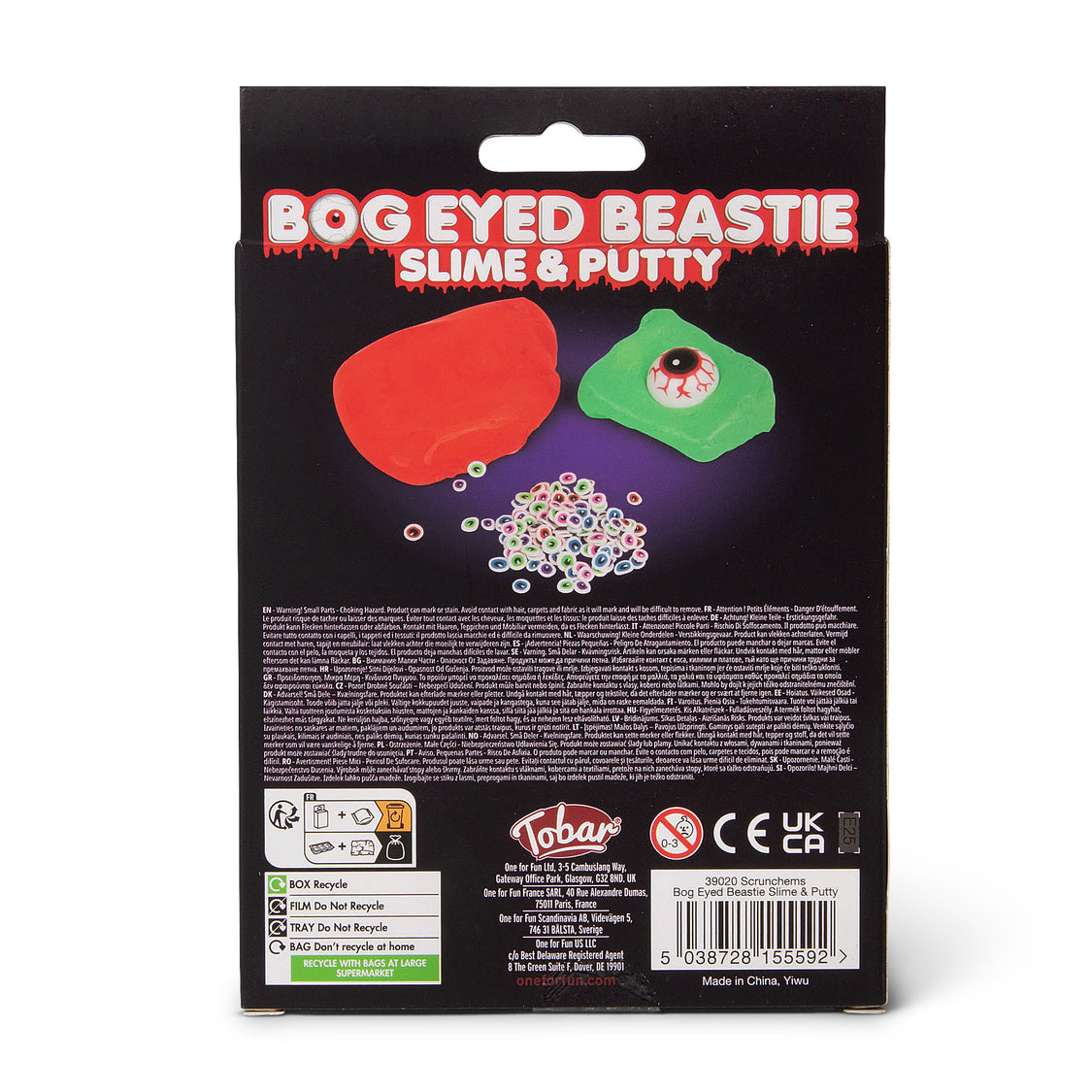 Scrunchems Bog Eyed Beastie Slime and Putty Set