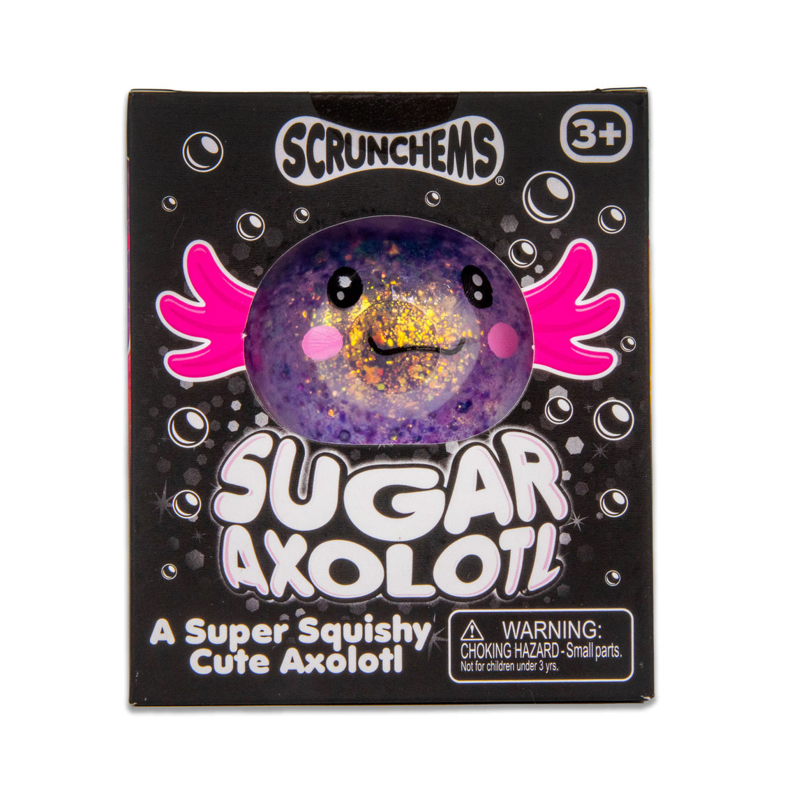 Scrunchems Sugar Axolotl Squishy Sensory Fidget Toy