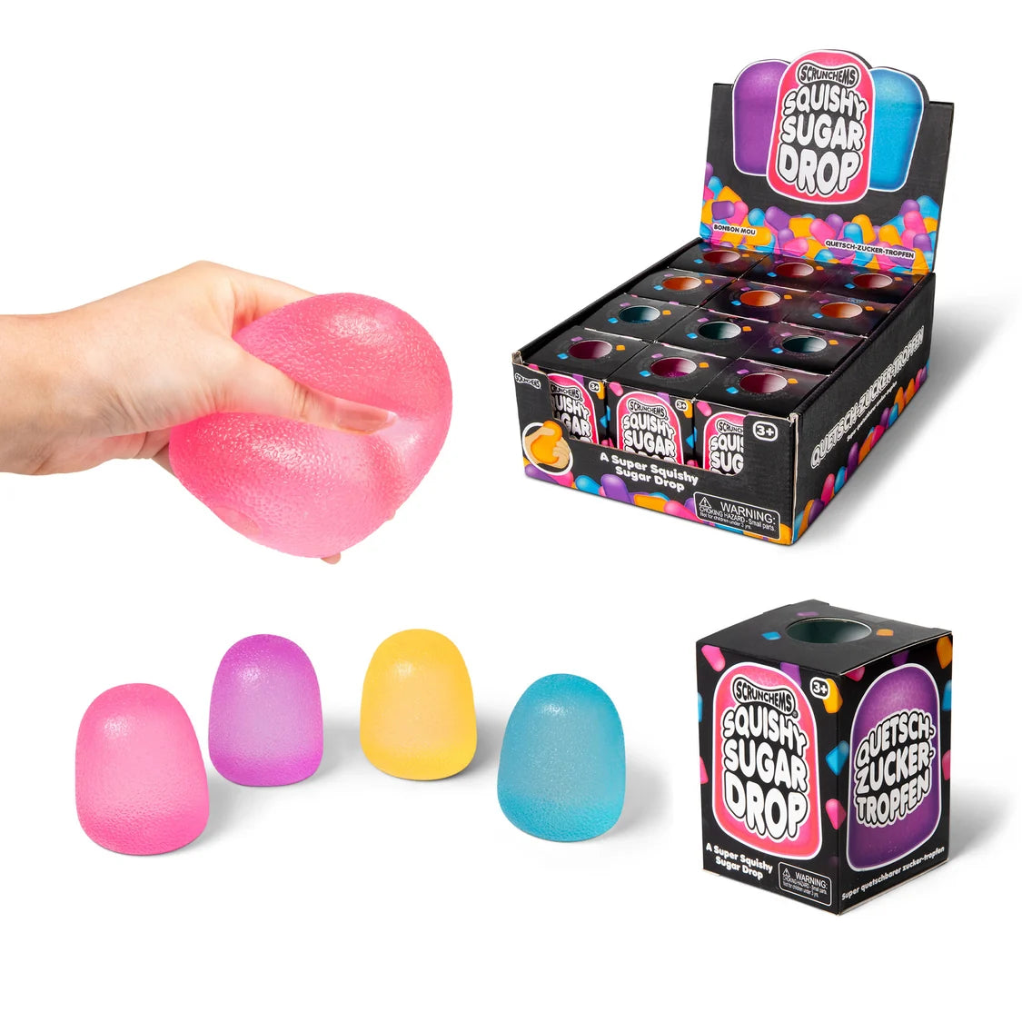 Scrunchems Squishy Sugar Drop Fidget Toy