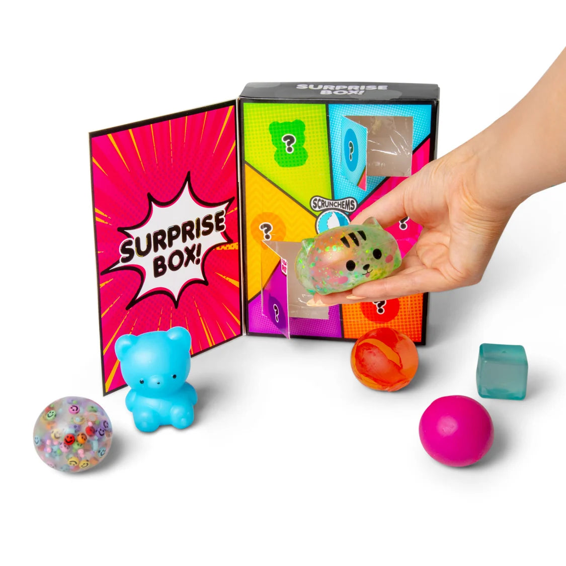Scrunchems Squishy Surprise fidget Box